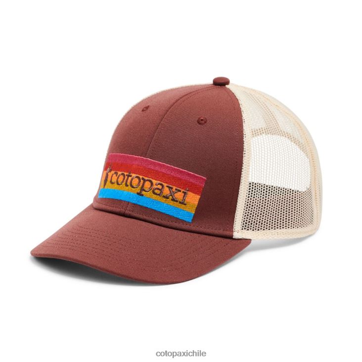 Cotopaxi gorra de camionero en el horizonte unisexo accesorios castaña 26600T162