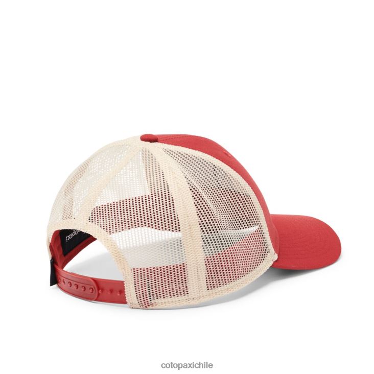 Cotopaxi gorra de camionero lado soleado unisexo accesorios grosella 26600T183