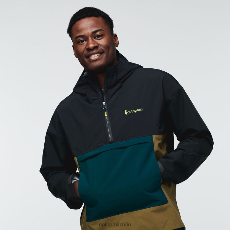 Cotopaxi anorak cielo lluvia hombres ropa negro 26600T99