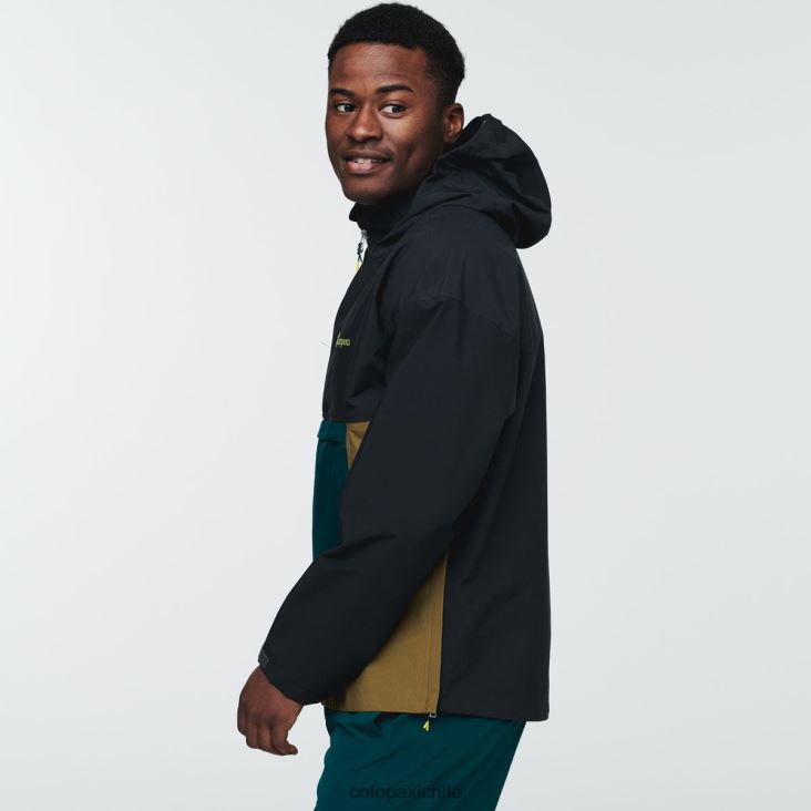 Cotopaxi anorak cielo lluvia hombres ropa negro 26600T99