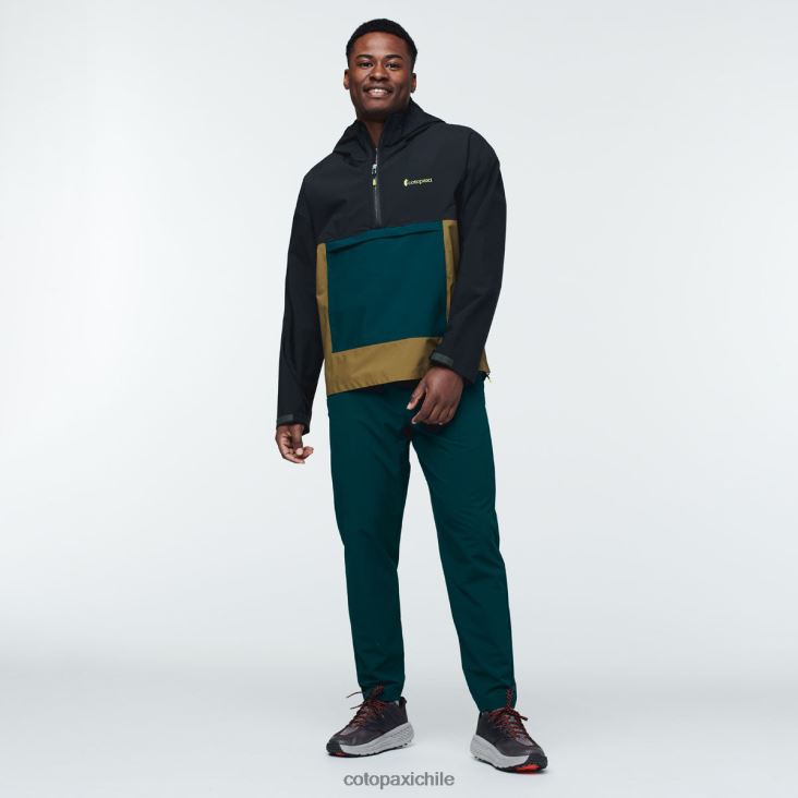 Cotopaxi anorak cielo lluvia hombres ropa negro 26600T99