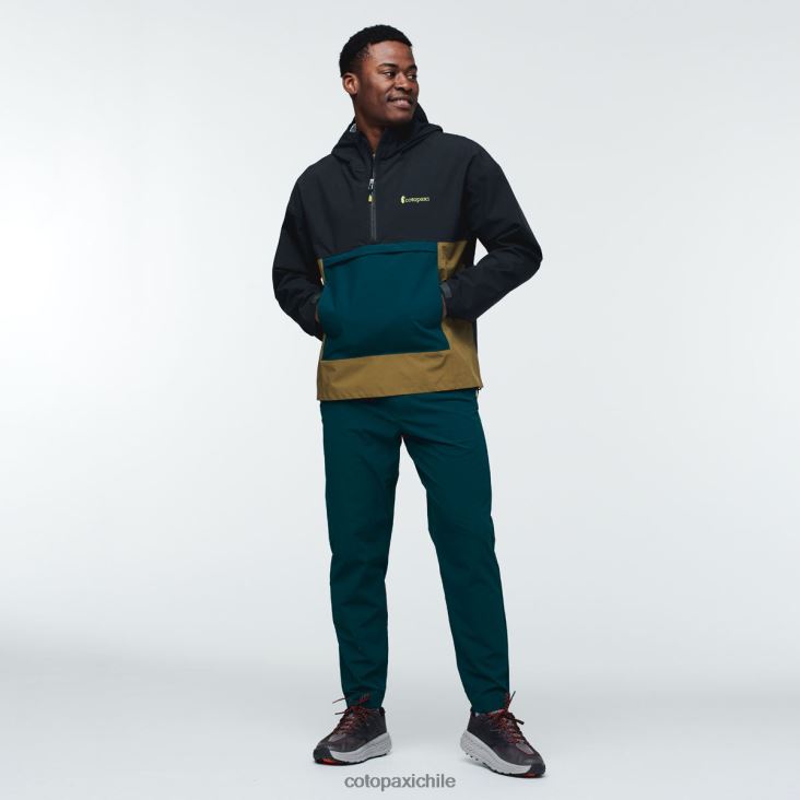 Cotopaxi anorak cielo lluvia hombres ropa negro 26600T99