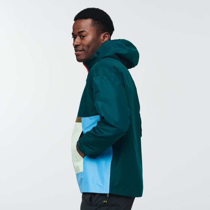 Cotopaxi anorak cielo lluvia hombres ropa océano profundo 26600T115