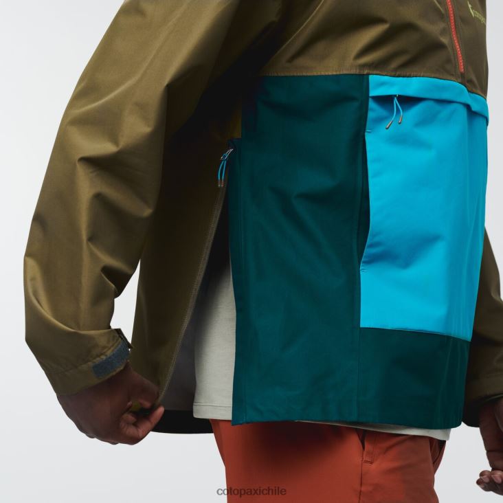 Cotopaxi anorak cielo lluvia hombres ropa roble 26600T114