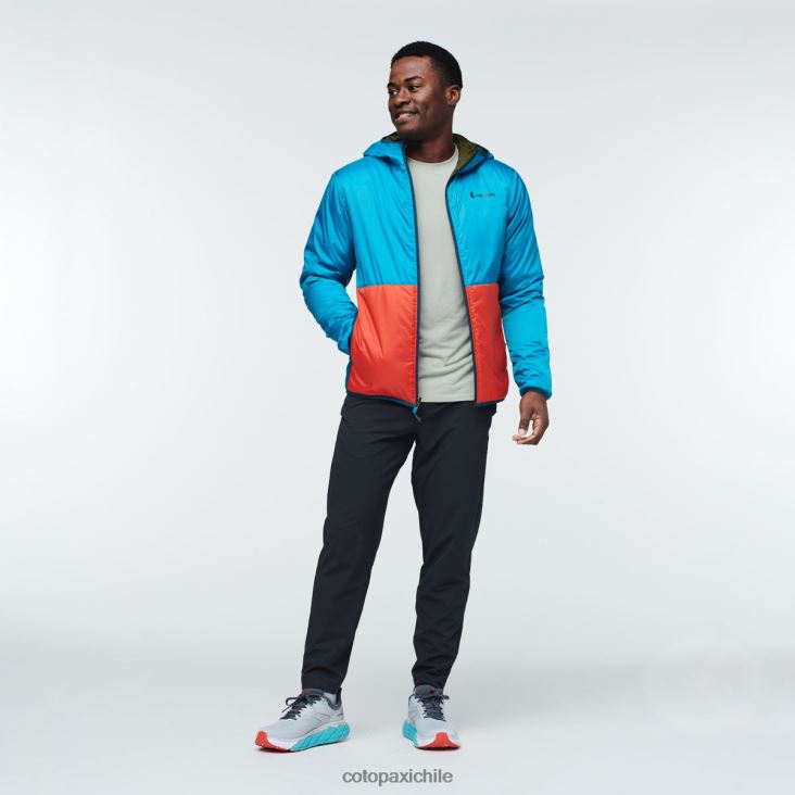 Cotopaxi chaqueta con capucha teca calido hombres ropa Florida 26600T113