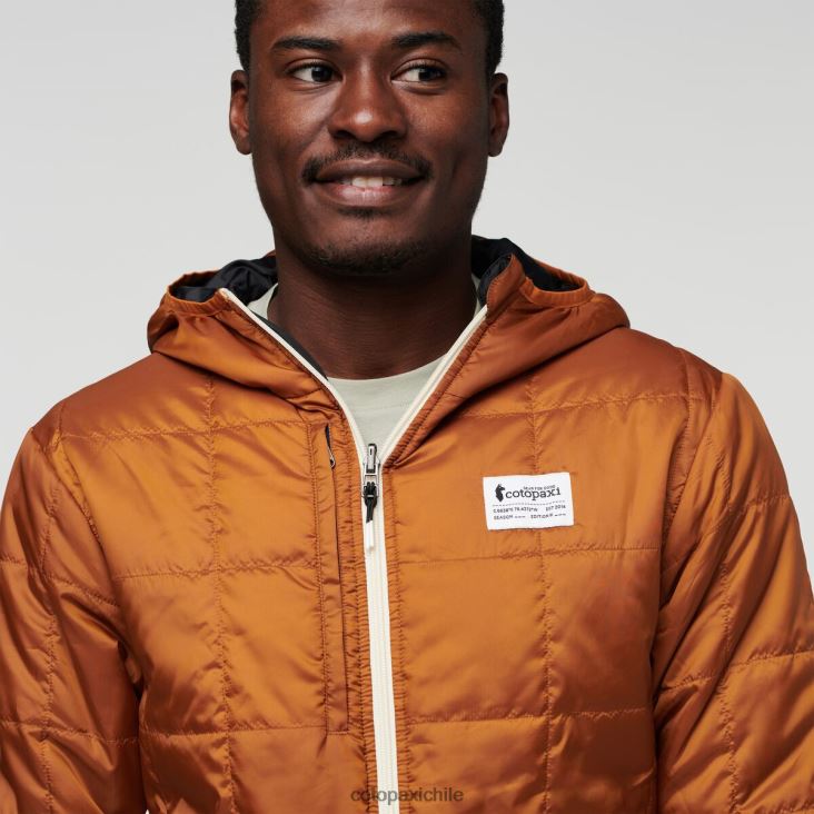 Cotopaxi chaqueta con capucha teca calido hombres ropa estación Espacial 26600T106