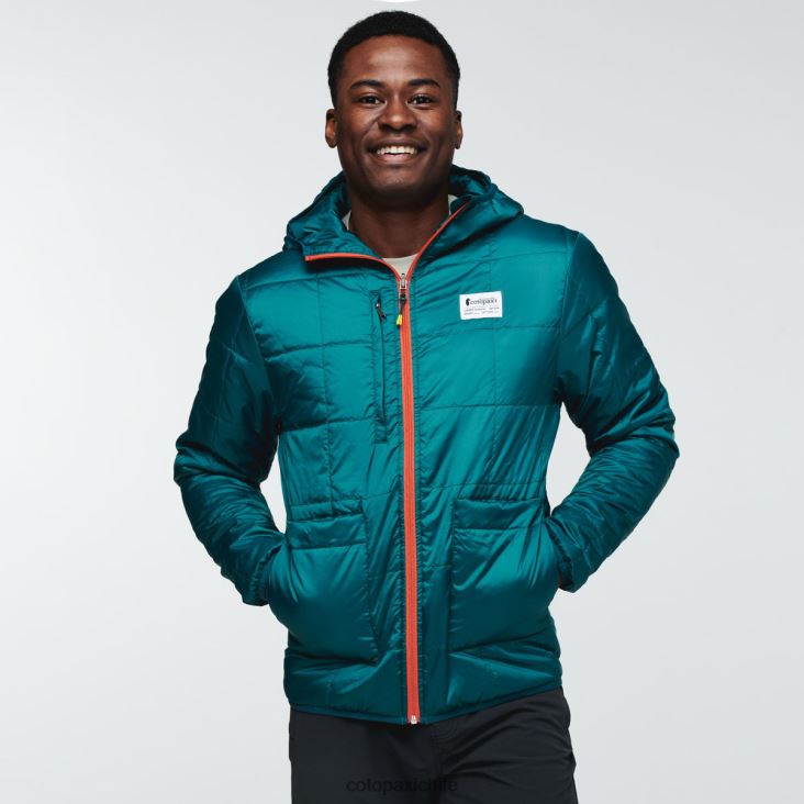 Cotopaxi chaqueta con capucha teca calido hombres ropa sobreviviente 26600T100