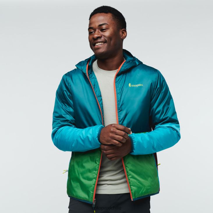 Cotopaxi chaqueta con capucha teca calido hombres ropa sobreviviente 26600T100