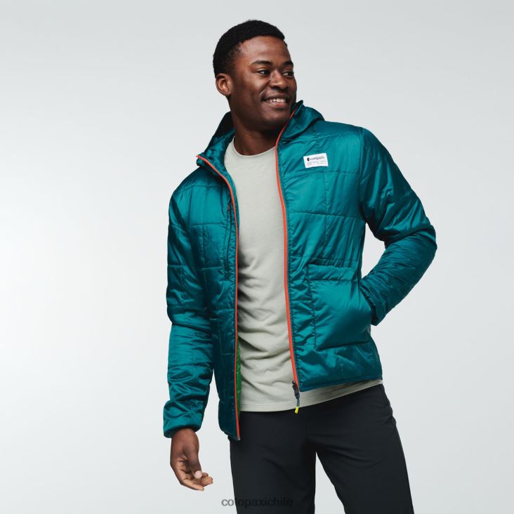 Cotopaxi chaqueta con capucha teca calido hombres ropa sobreviviente 26600T100