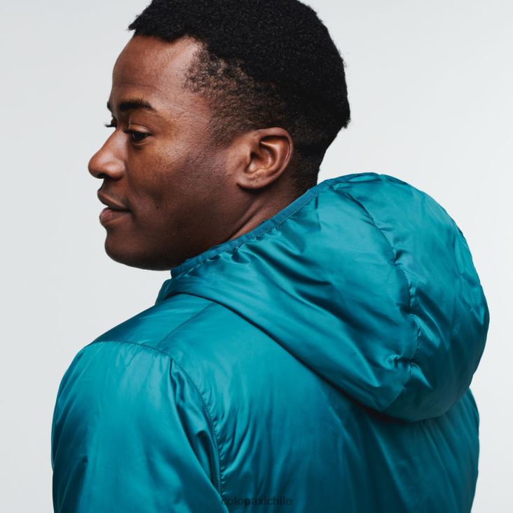 Cotopaxi chaqueta con capucha teca calido hombres ropa sobreviviente 26600T100