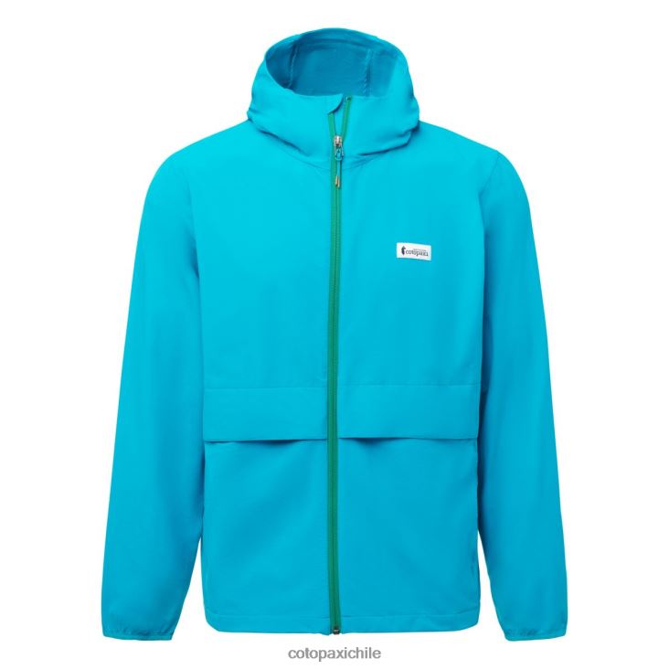 Cotopaxi chaqueta de viaje viento hombres ropa azul mineral 26600T101