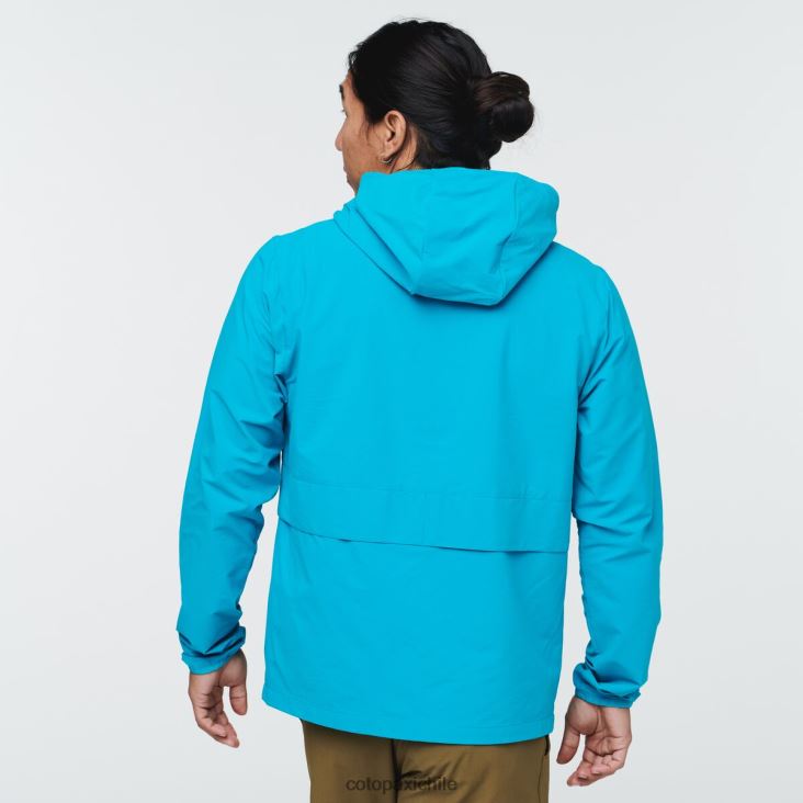Cotopaxi chaqueta de viaje viento hombres ropa azul mineral 26600T101
