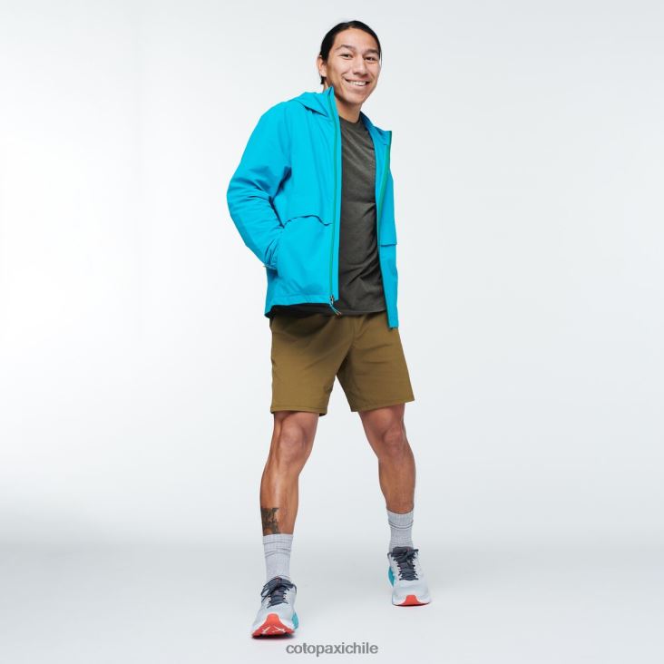 Cotopaxi chaqueta de viaje viento hombres ropa azul mineral 26600T101