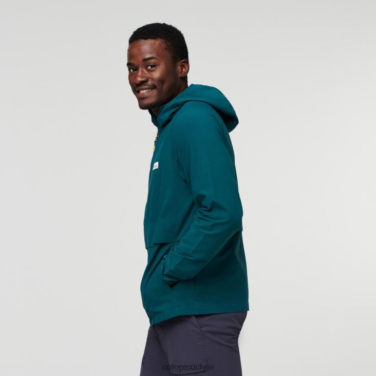 Cotopaxi chaqueta de viaje viento hombres ropa océano profundo 26600T91