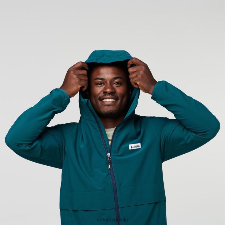 Cotopaxi chaqueta de viaje viento hombres ropa océano profundo 26600T91