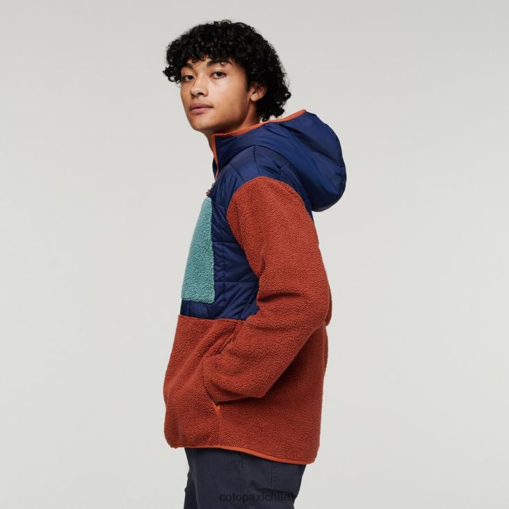 Cotopaxi chaqueta híbrida tricotada hombres ropa marítimo/especias 26600T124