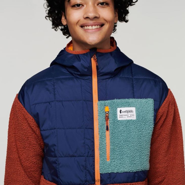 Cotopaxi chaqueta híbrida tricotada hombres ropa marítimo/especias 26600T124