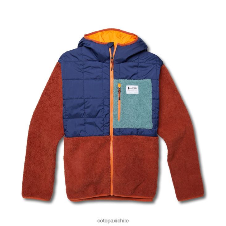 Cotopaxi chaqueta híbrida tricotada hombres ropa marítimo/especias 26600T124