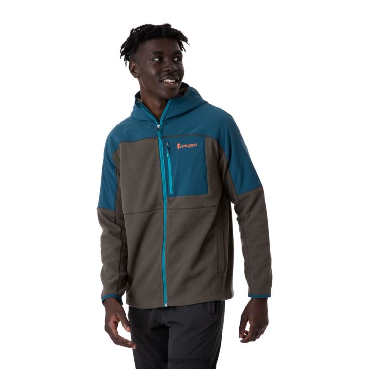 Cotopaxi chaqueta polar con capucha y cierre completo abrazo hombres ropa índigo/hierro 26600T123