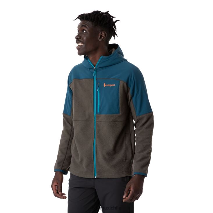 Cotopaxi chaqueta polar con capucha y cierre completo abrazo hombres ropa índigo/hierro 26600T123