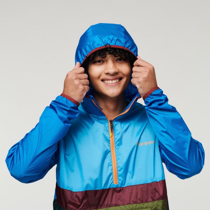 Cotopaxi cortavientos teca con media cremallera hombres ropa seattle 26600T96