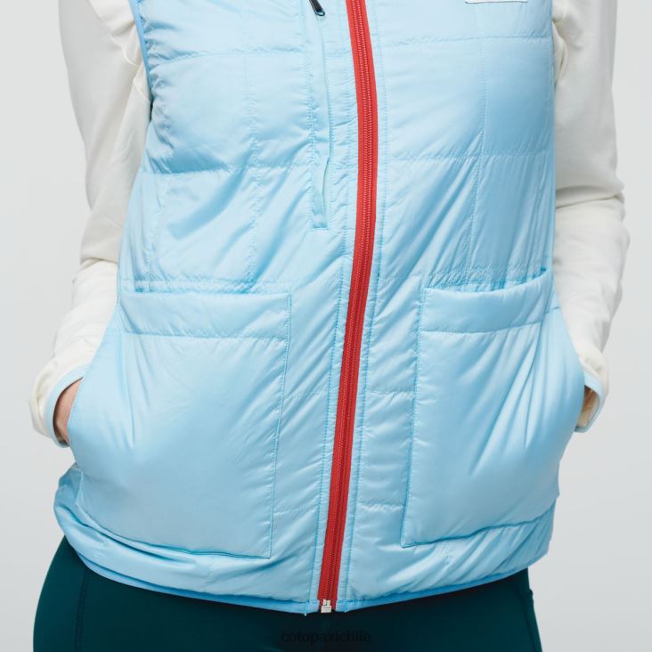 Cotopaxi chaleco con capucha teca calido mujer ropa río sabio 26600T48