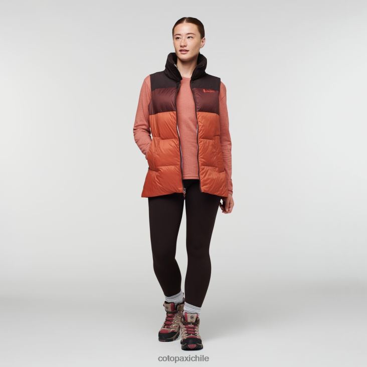 Cotopaxi chaleco de plumas solazo mujer ropa caverna/especia 26600T53