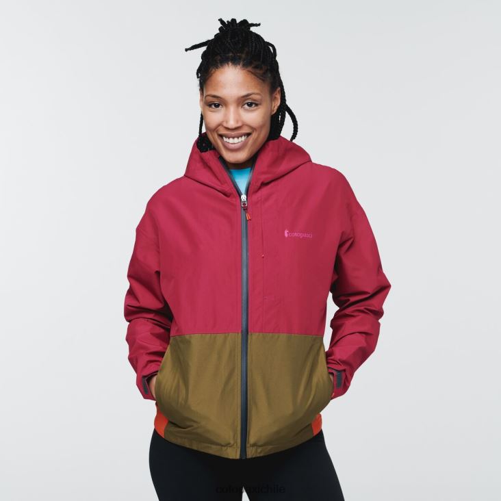 Cotopaxi chaqueta de lluvia cielo mujer ropa frambuesa 26600T10