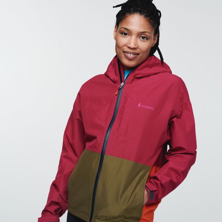 Cotopaxi chaqueta de lluvia cielo mujer ropa frambuesa 26600T10
