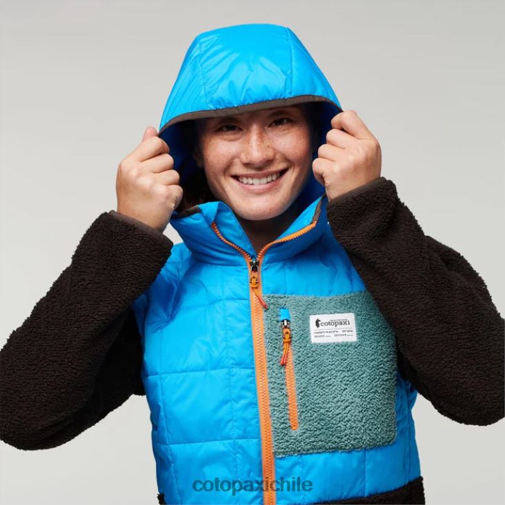 Cotopaxi chaqueta híbrida tricotada mujer ropa agua salada/caverna 26600T30