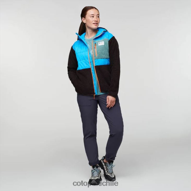 Cotopaxi chaqueta híbrida tricotada mujer ropa agua salada/caverna 26600T30