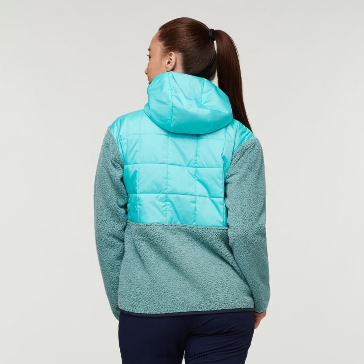 Cotopaxi chaqueta híbrida tricotada mujer ropa cielo/bluegrass 26600T29
