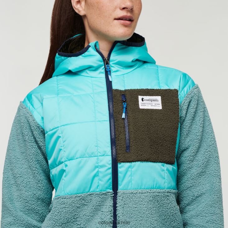 Cotopaxi chaqueta híbrida tricotada mujer ropa cielo/bluegrass 26600T29