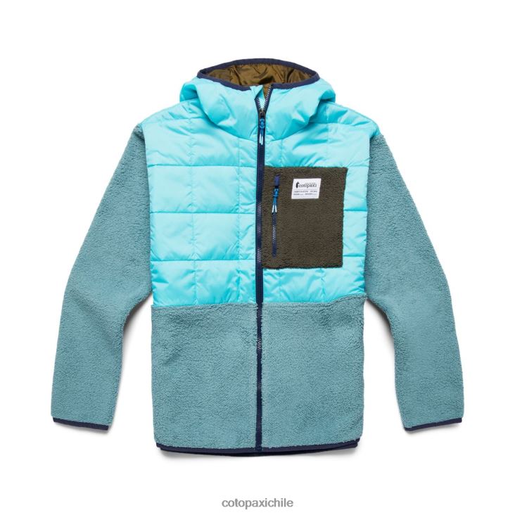 Cotopaxi chaqueta híbrida tricotada mujer ropa cielo/bluegrass 26600T29