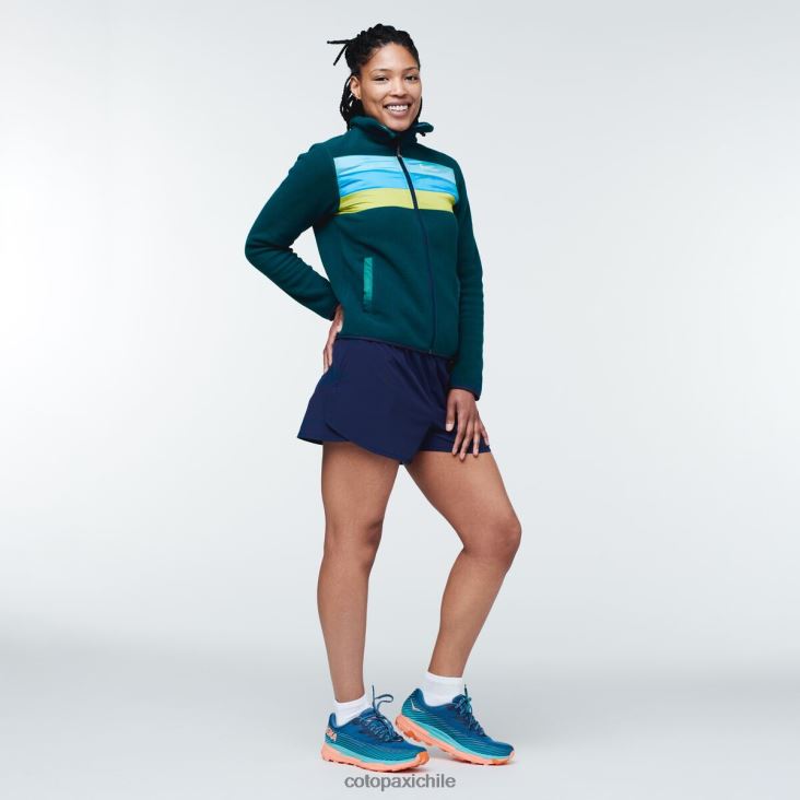Cotopaxi chaqueta polar teca con cierre completo mujer ropa bosque de algas 26600T36