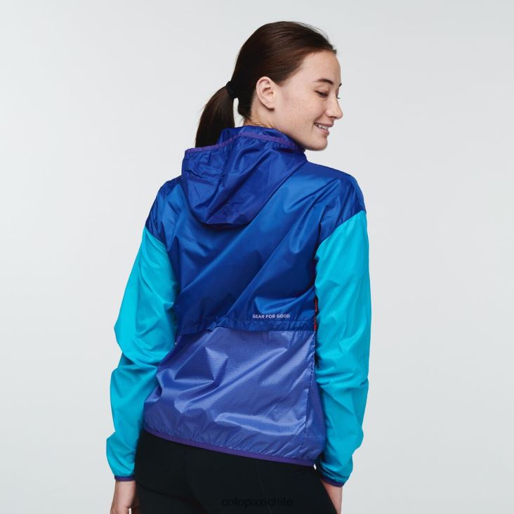 Cotopaxi cortavientos teca con media cremallera mujer ropa sol de marinero 26600T13