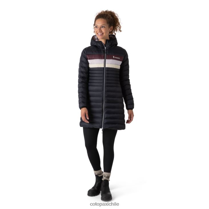 Cotopaxi parka fuego abajo mujer ropa rayas negras 26600T27