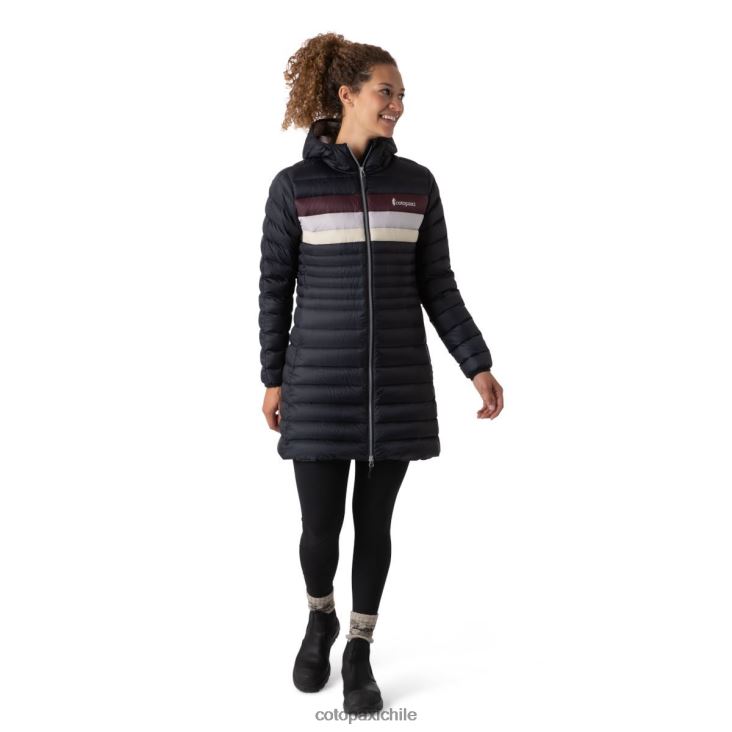 Cotopaxi parka fuego abajo mujer ropa rayas negras 26600T27