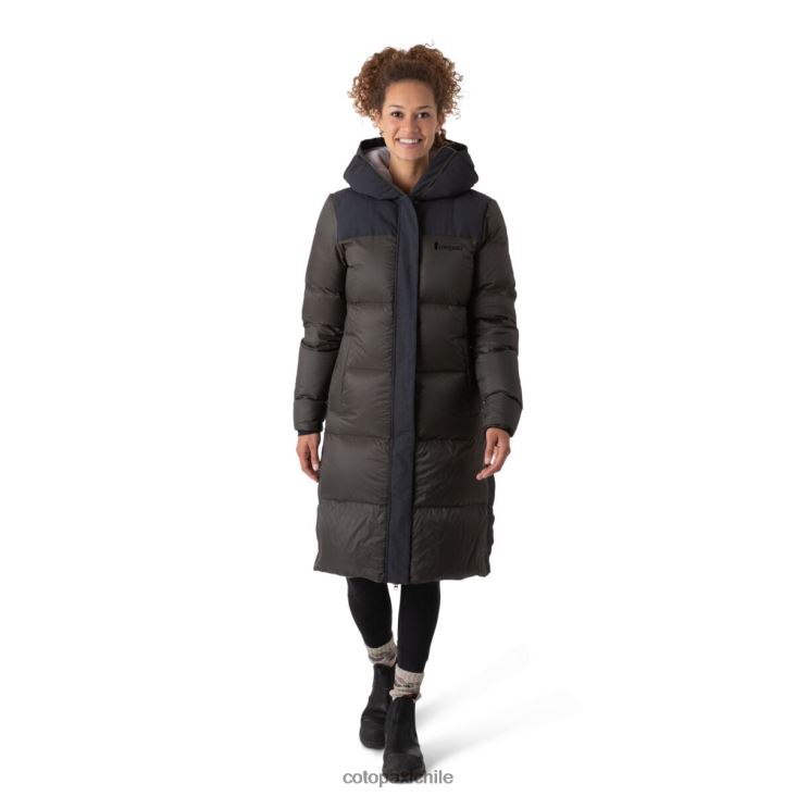 Cotopaxi parka solazo de plumas mujer ropa negro/hierro 26600T28