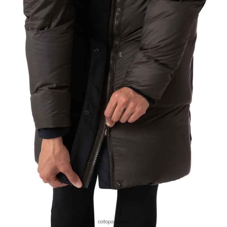 Cotopaxi parka solazo de plumas mujer ropa negro/hierro 26600T28