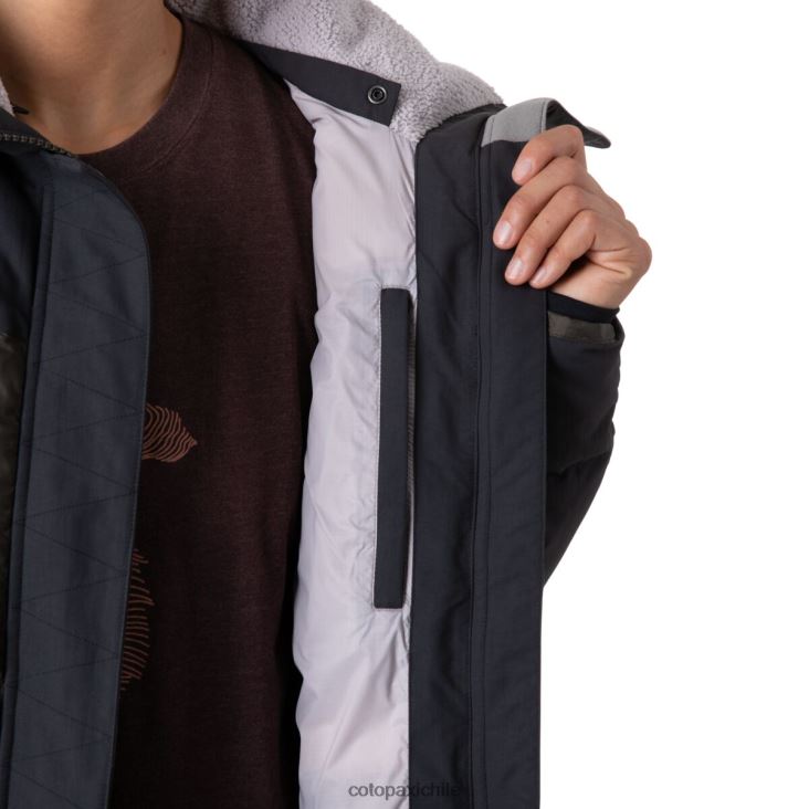 Cotopaxi parka solazo de plumas mujer ropa negro/hierro 26600T28