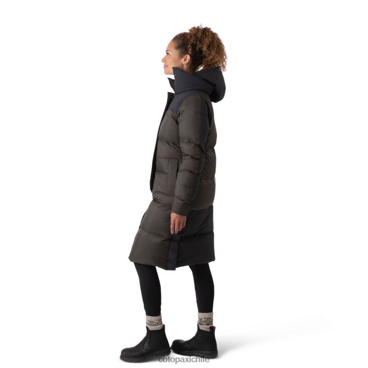 Cotopaxi parka solazo de plumas mujer ropa negro/hierro 26600T28