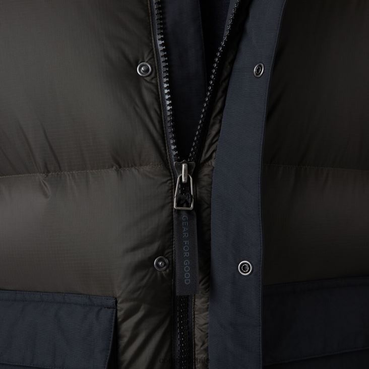 Cotopaxi parka solazo de plumas mujer ropa negro/hierro 26600T28