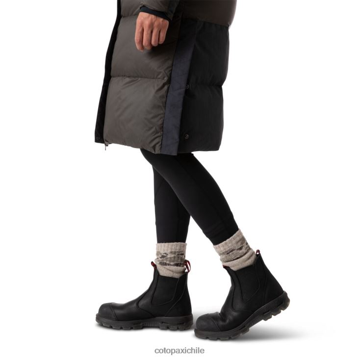 Cotopaxi parka solazo de plumas mujer ropa negro/hierro 26600T28