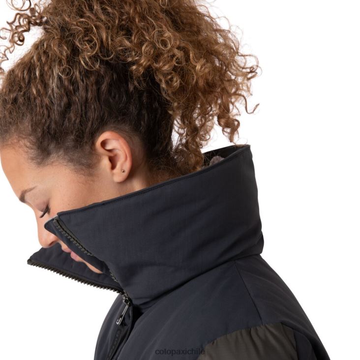 Cotopaxi parka solazo de plumas mujer ropa negro/hierro 26600T28