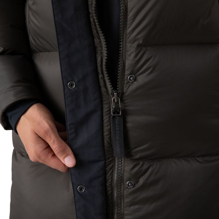 Cotopaxi parka solazo de plumas mujer ropa negro/hierro 26600T28