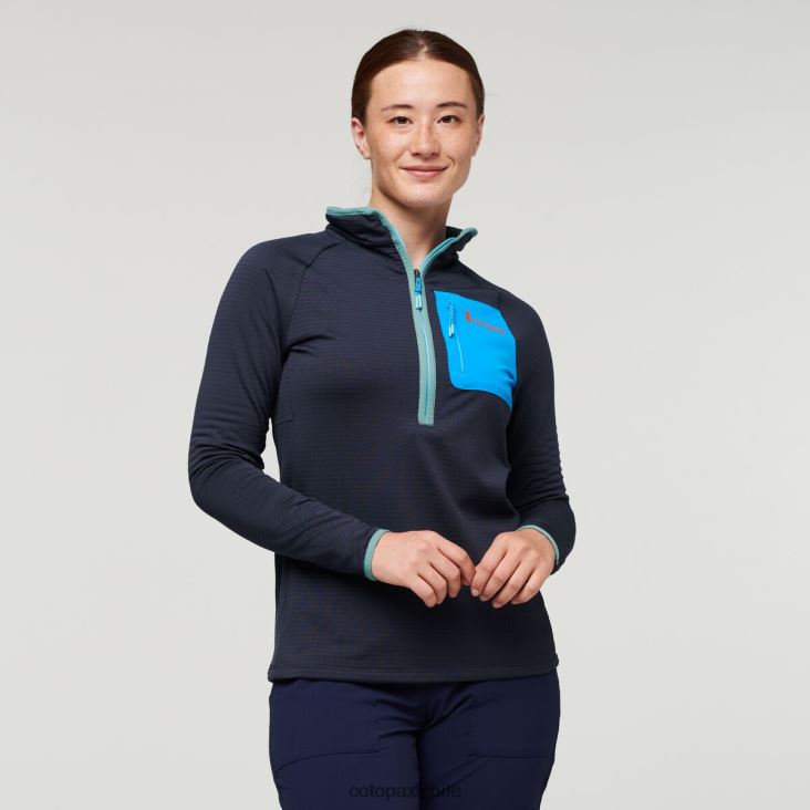 Cotopaxi suéter otero de polar con media cremallera mujer ropa grafito 26600T22