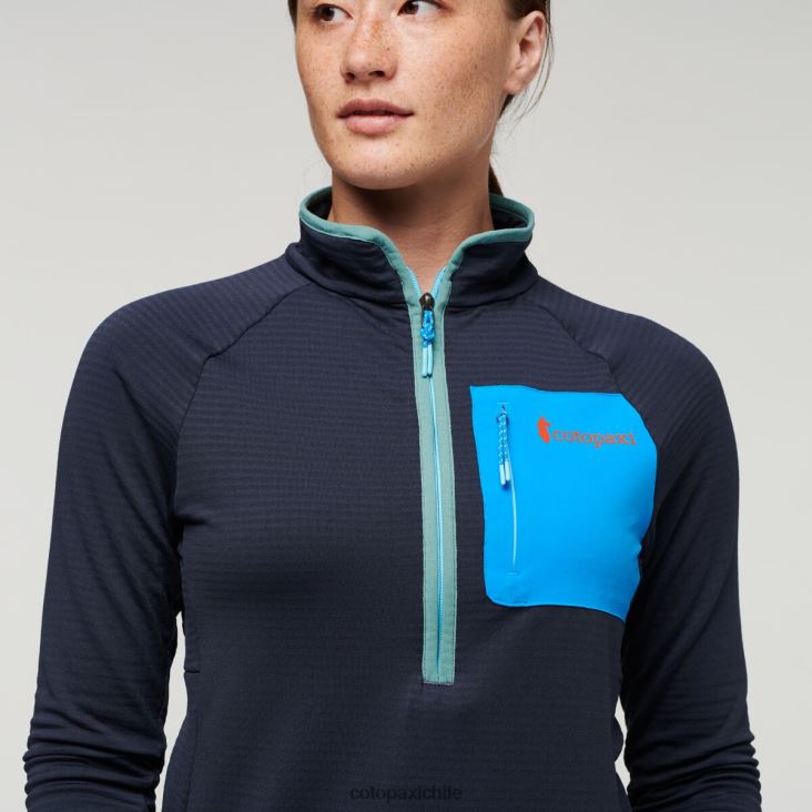 Cotopaxi suéter otero de polar con media cremallera mujer ropa grafito 26600T22