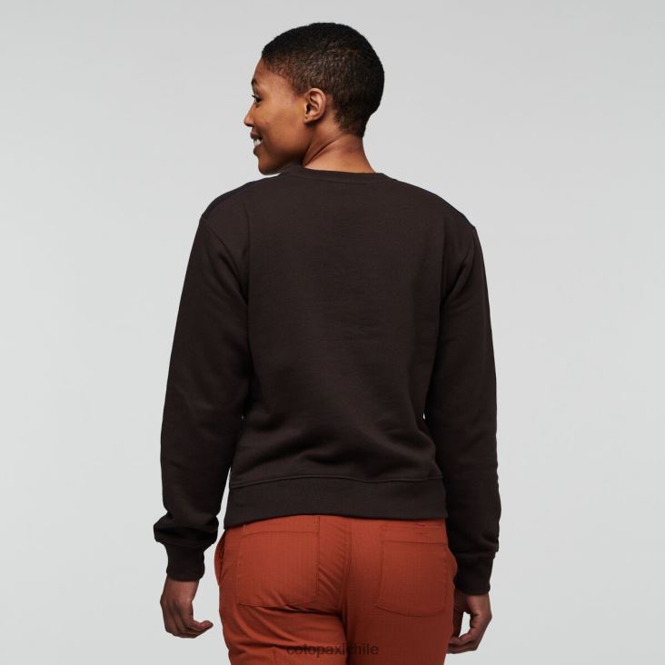 Cotopaxi sudadera orgánica con cuello redondo on the horizonte mujer ropa caverna 26600T65